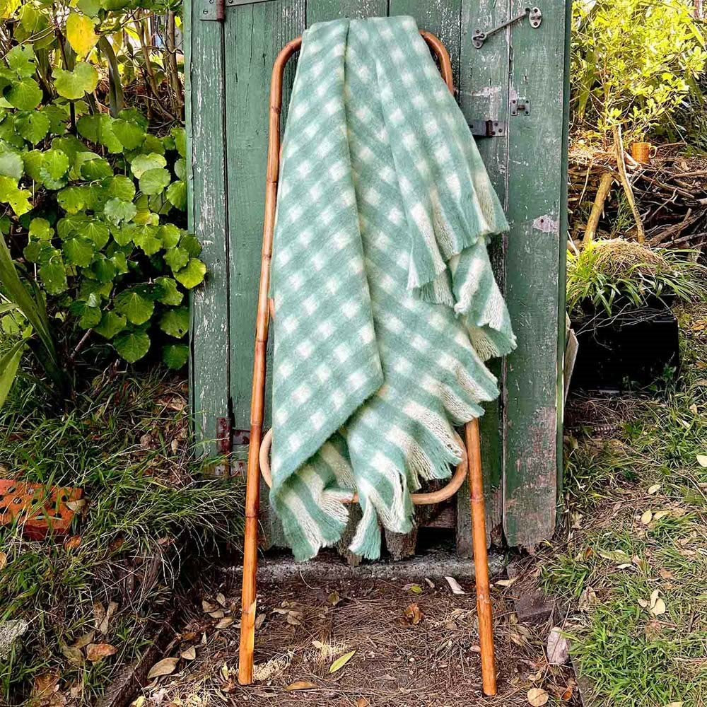 BLISS WOOL MOHAIR BLEND SEA FOAM/WINTER WHITE