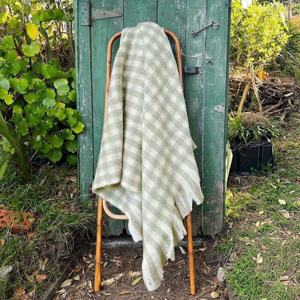 BLISS WOOL MOHAIR BLEND DONKEY/WINTER WHITE