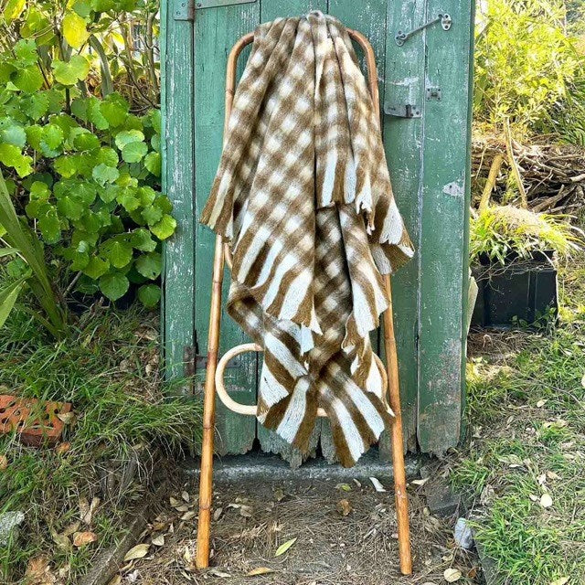 BLISS WOOL MOHAIR BLEND CINNAMON/WINTER WHITE