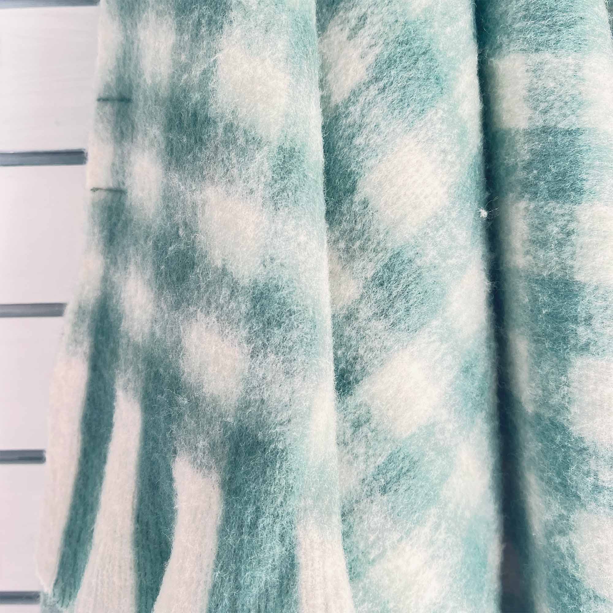 BLISS WOOL MOHAIR BLEND SEA FOAM/WINTER WHITE