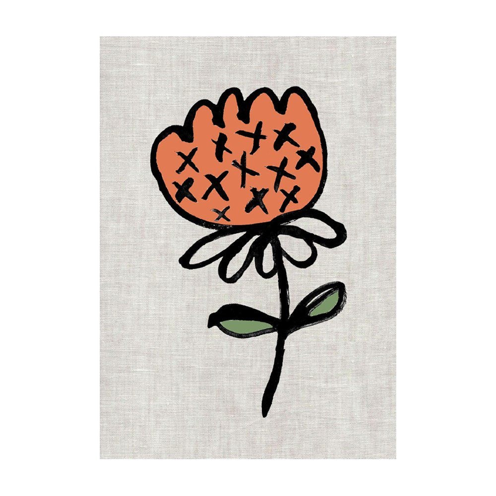FLOWER POPS II TEA TOWEL