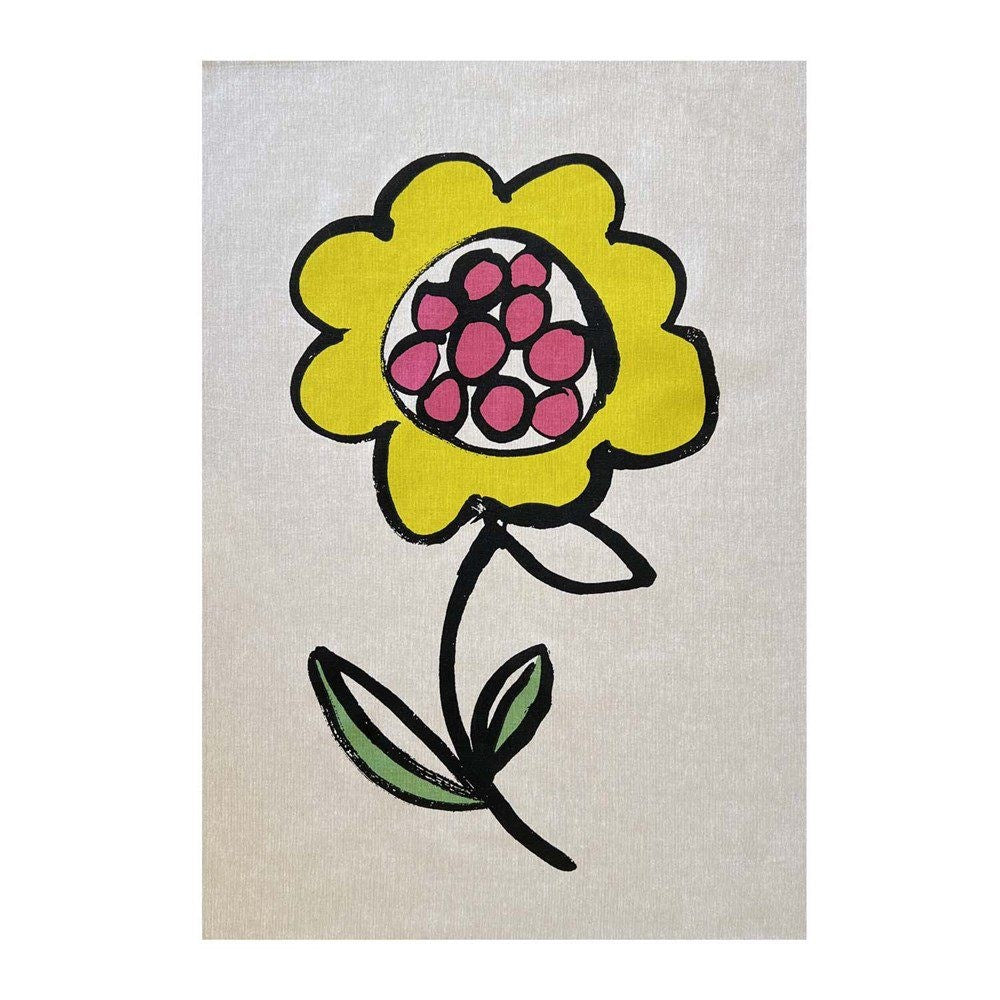 FLOWER POPS I TEA TOWEL