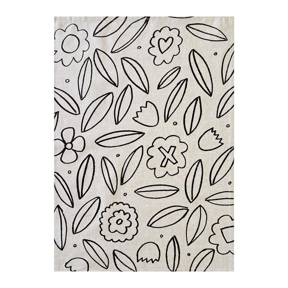 FLOWER KISSES I TEA TOWEL