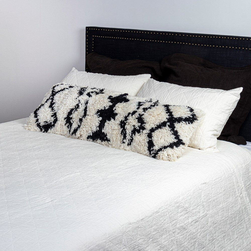 INDIANA QUILT IVORY - QUEEN