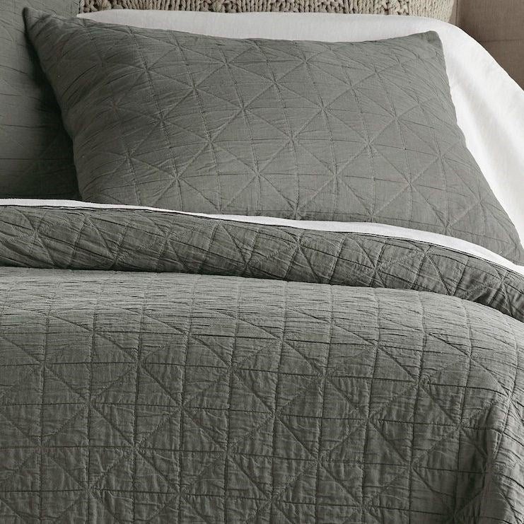 INDIANA PILLOWSHAM CHARCOAL EACH 50 X 70CM