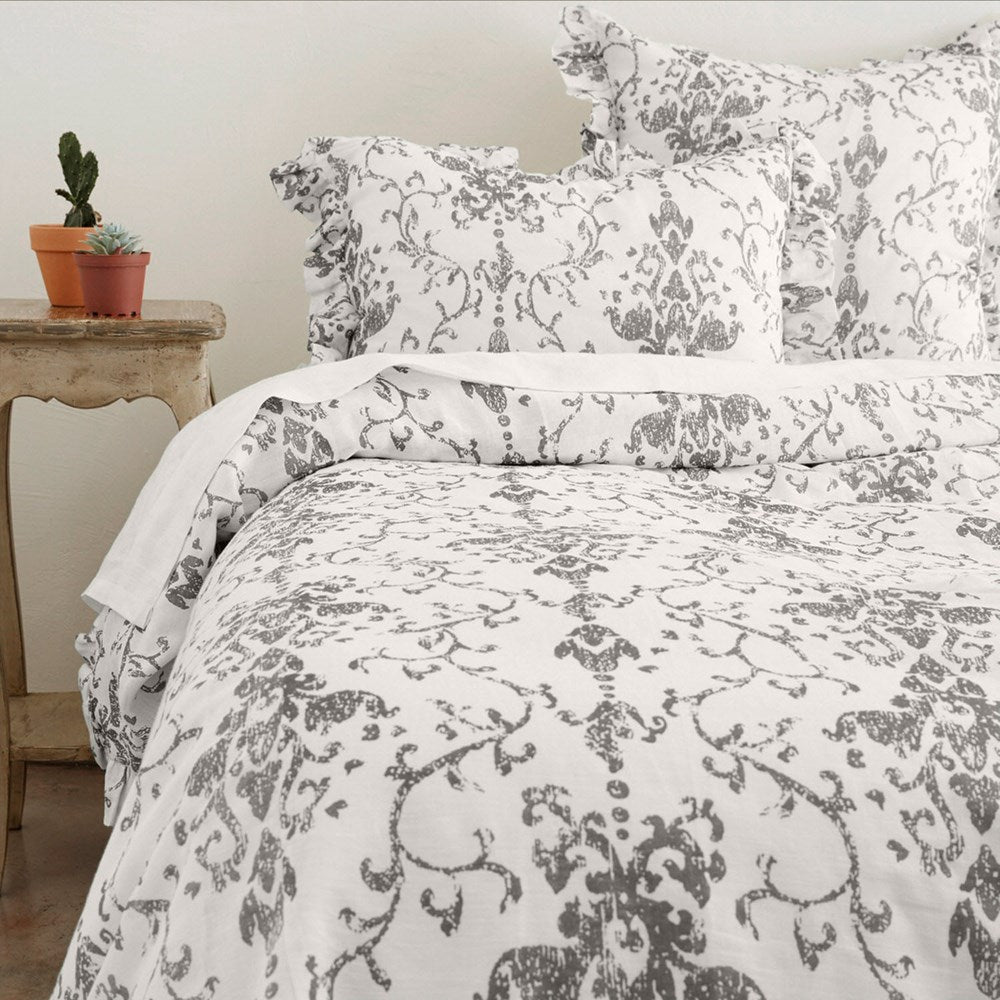 ALAIA  DUVET COVER GREY - SUPER KING