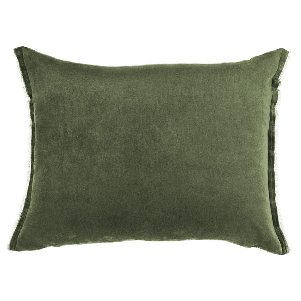 EMANI PILLOWSHAM OLIVE EACH 50 X 70CM