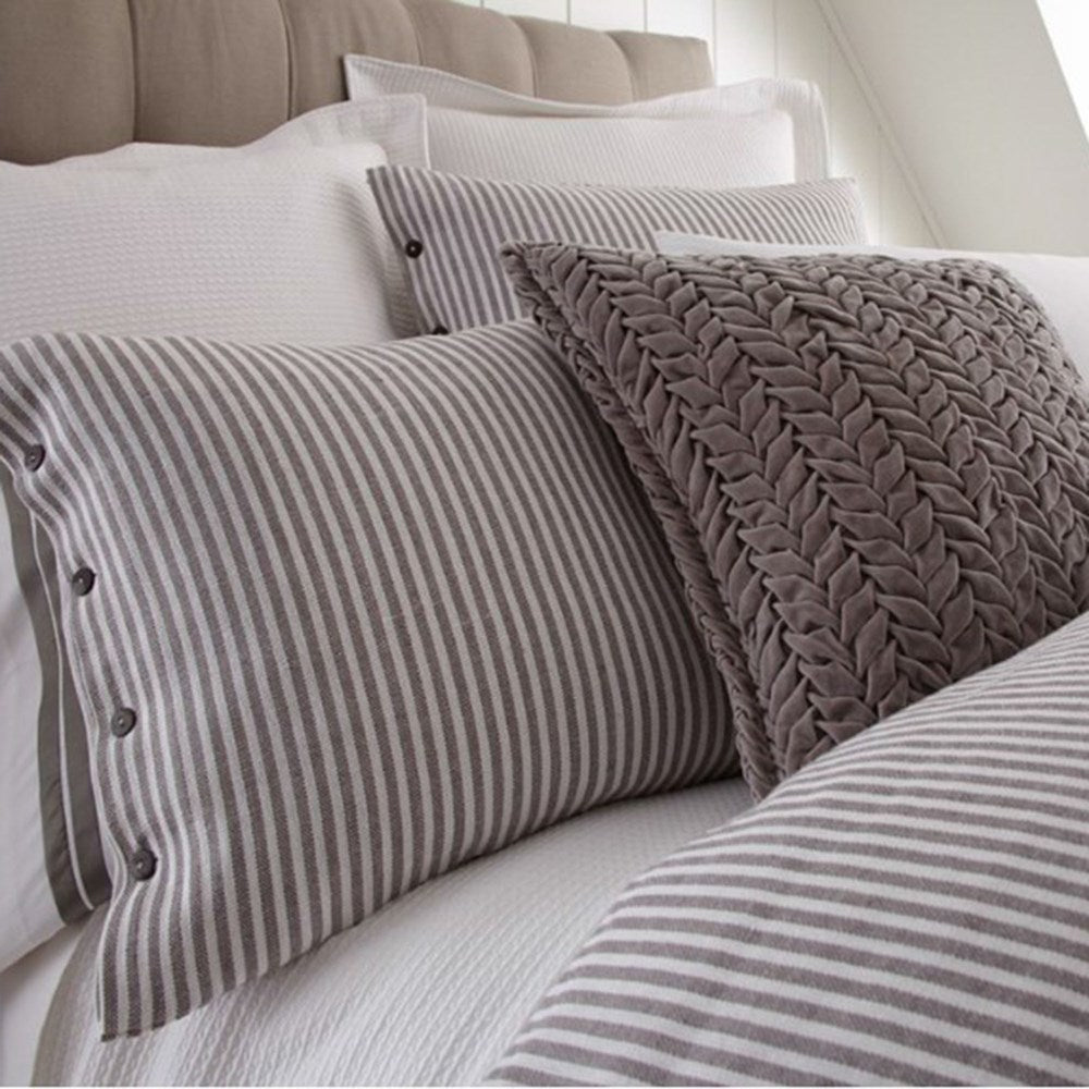 BRAYDEN DUVET COVER GREY - KING