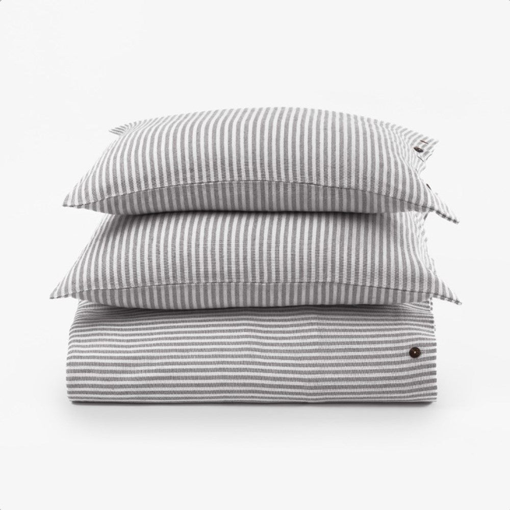 BRAYDEN DUVET COVER GREY - KING