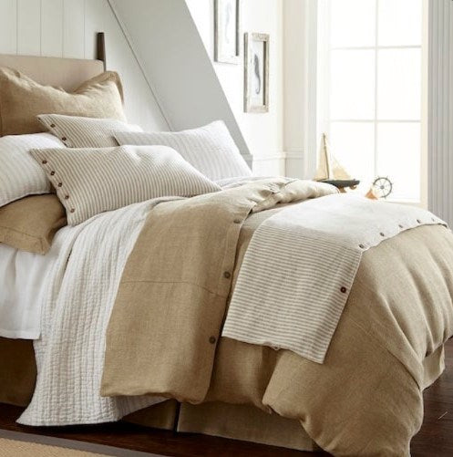 BRAYDEN DUVET COVER NATURAL - KING