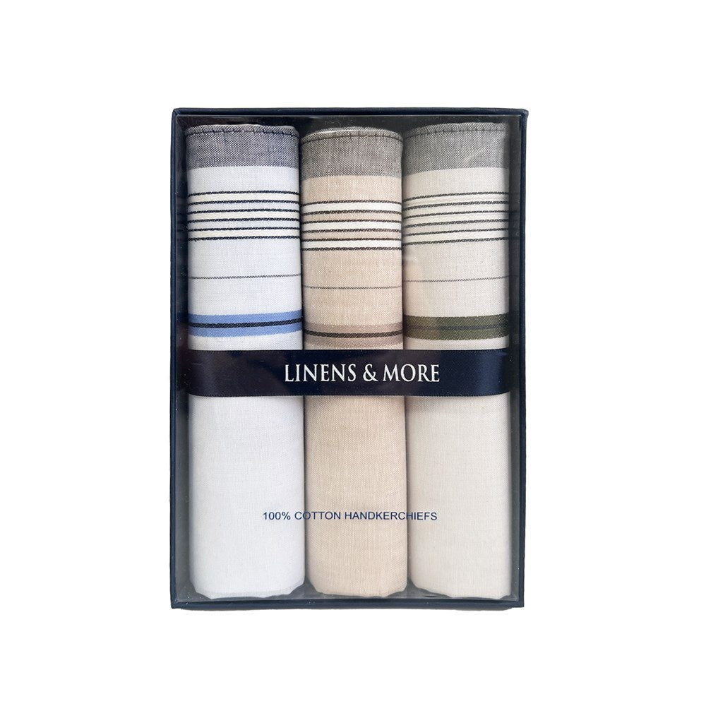 PIN STRIPE HANDKERCHIEFS