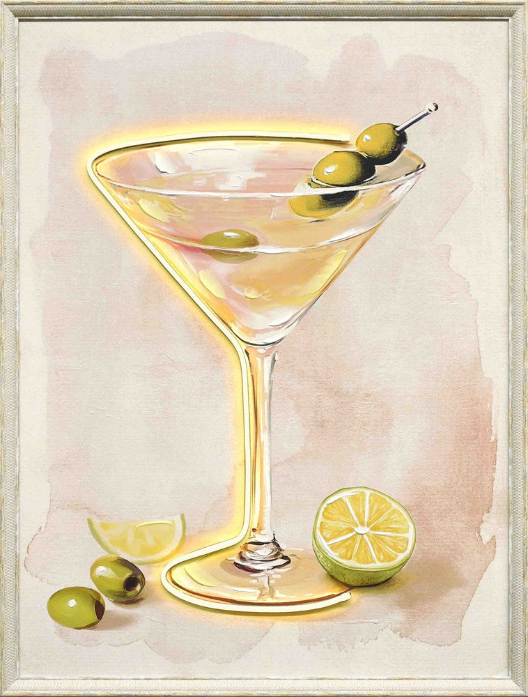 MARTINI LED CANVAS NEUTRAL FRAME 63X83CM
