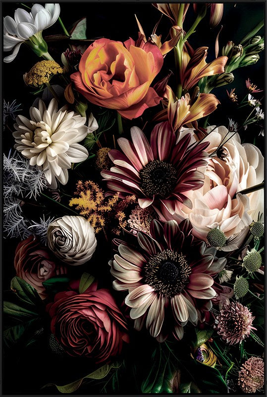 BLOOM FRAMED CANVAS WALL ART 80X120CM