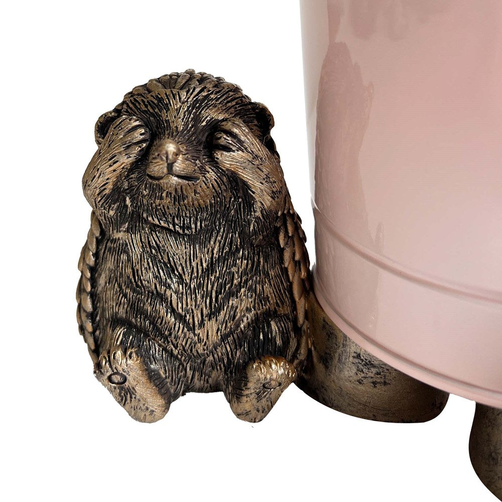 Gold hedgehog figurine