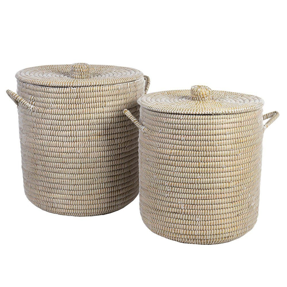 KANS GRASS LAUNDRY HAMPER SET OF 2