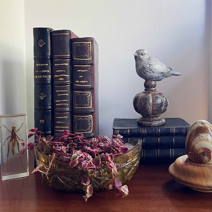 Antique Stacking Books Sm - 1 Pce - Black/Brown 12.3X8X17.5cm – Linens ...