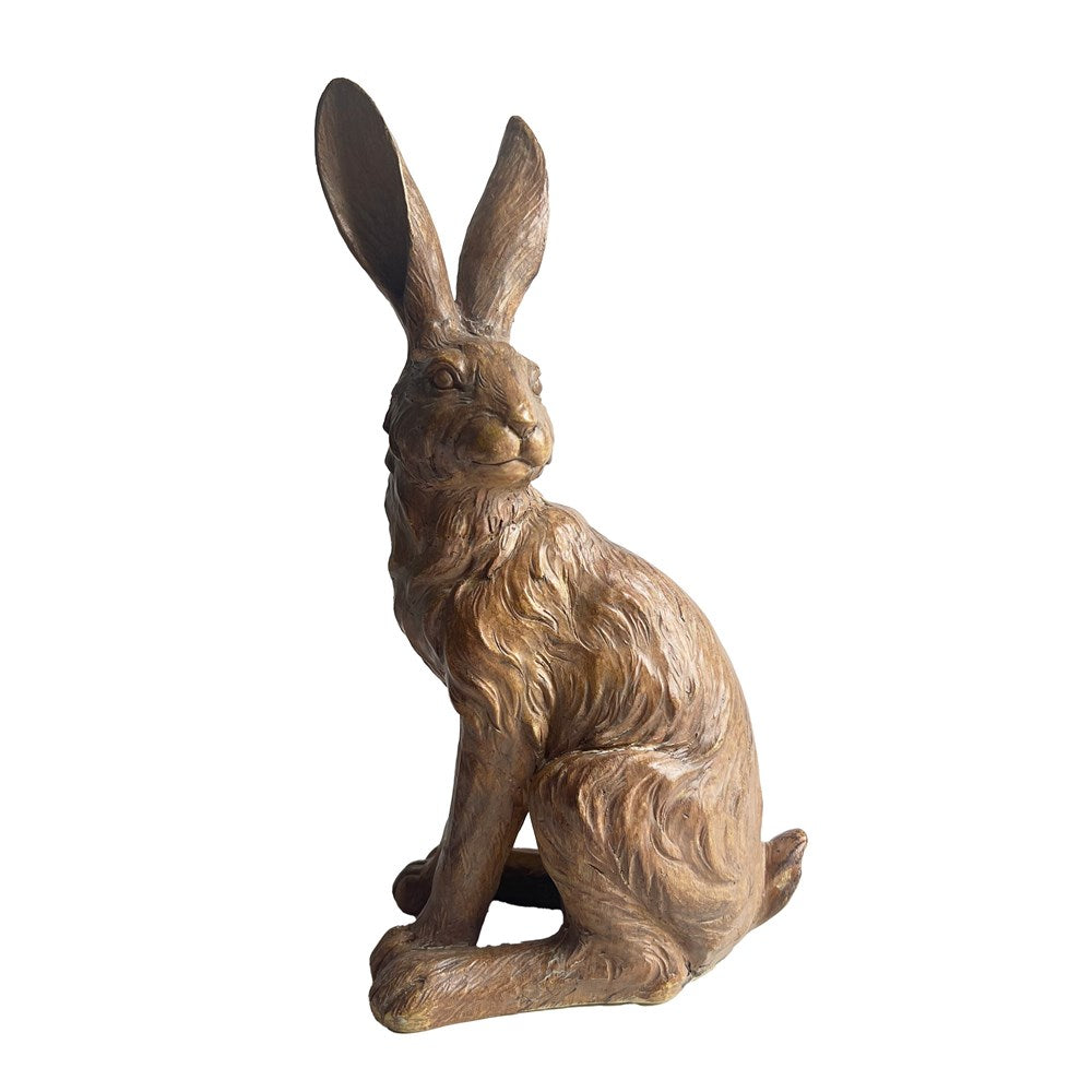 WALNUT COUNTRY HARE JUNIOR - STANDING EARTH 16.2X12.5X30.3CM