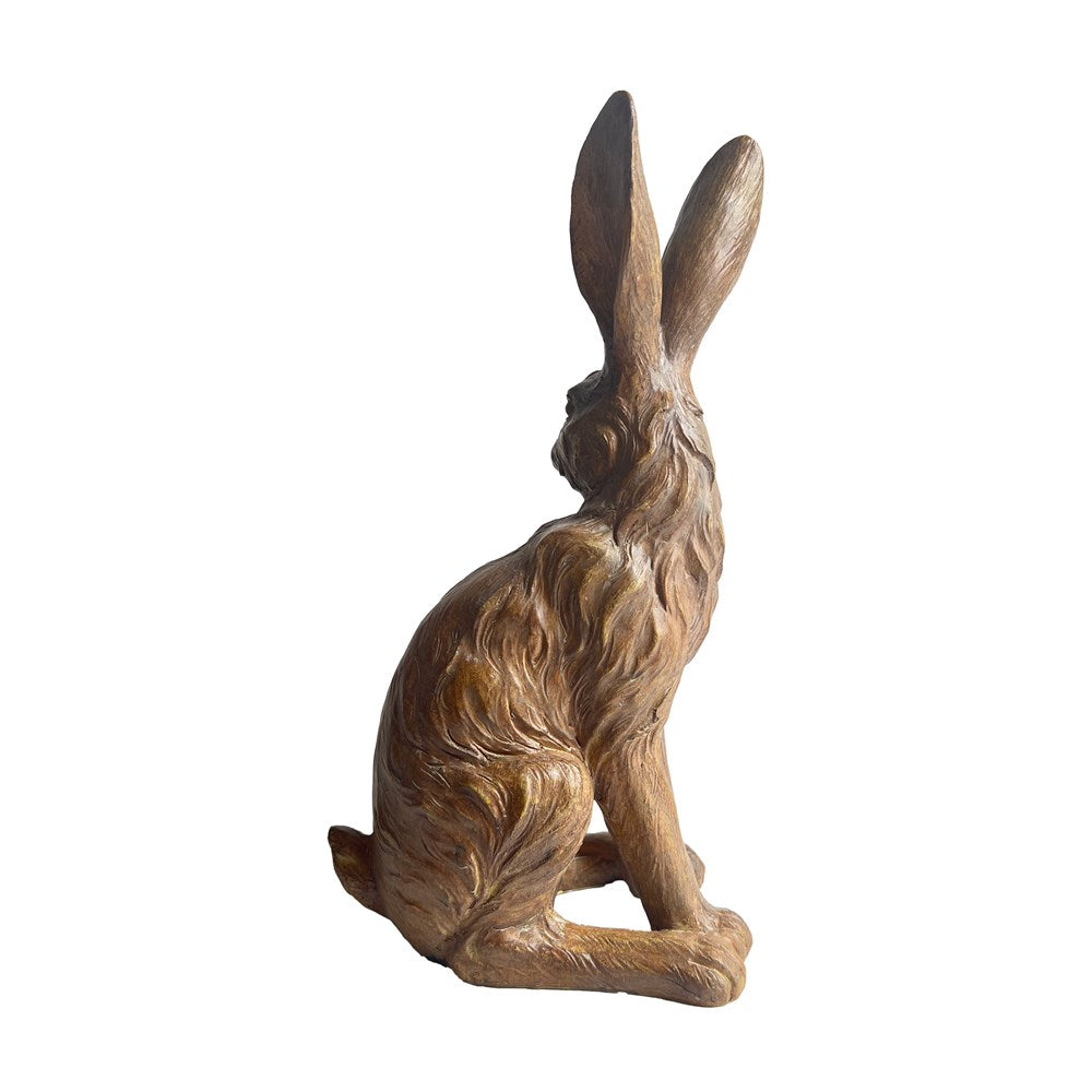 WALNUT COUNTRY HARE JUNIOR - STANDING EARTH 16.2X12.5X30.3CM