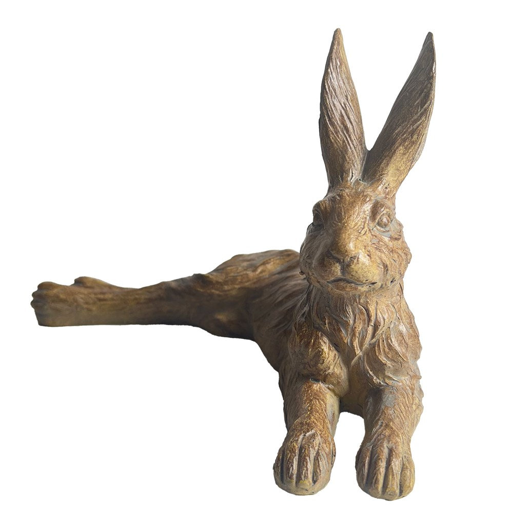 PECAN COUNTRY HARE JUNIOR - RESTING EARTH 31.3X19.5X18.7CM