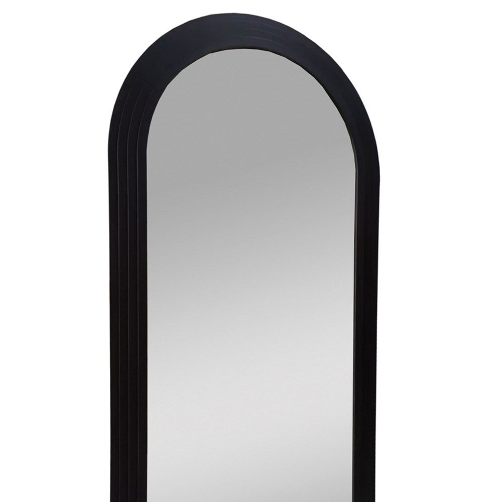 THORNDON MIRROR MATT BLACK 190X85CM