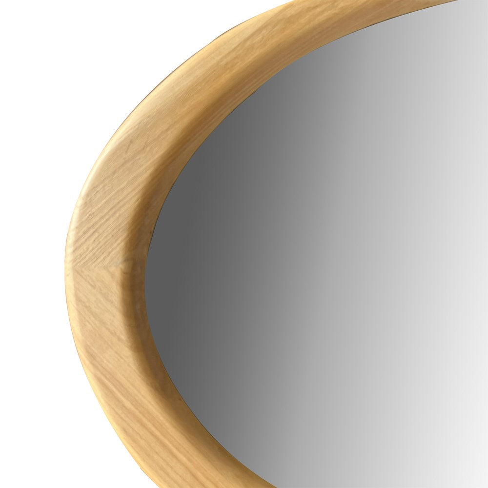 VISTA MIRROR NATURAL WOOD 128.5X64.5CM