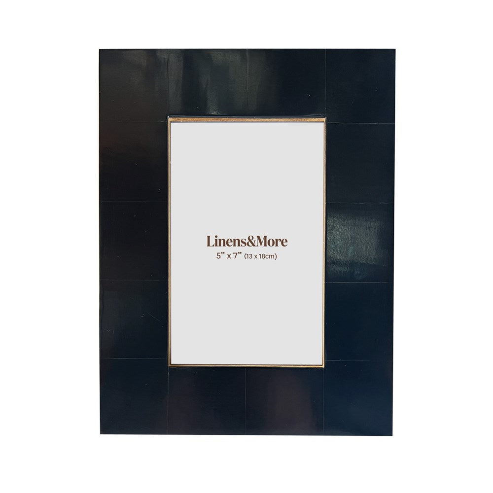 BLACK RESIN FRAME 5x7"