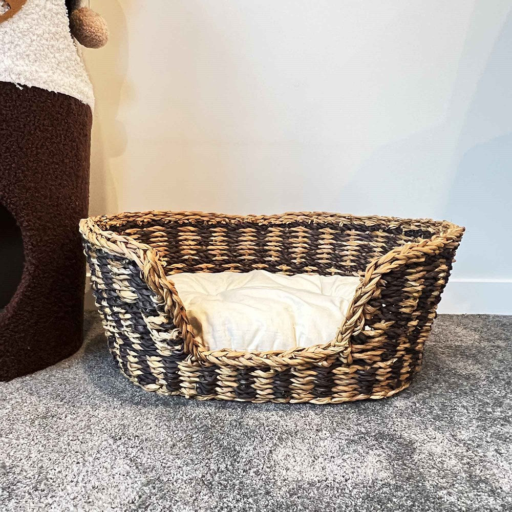 SEAGRASS PET BASKET MINI