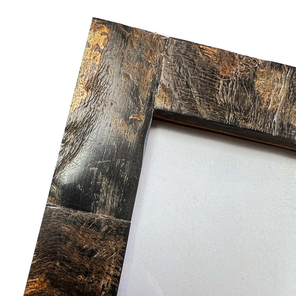 SHADES OF EARTH GENUINE HORN FRAME 4x6"